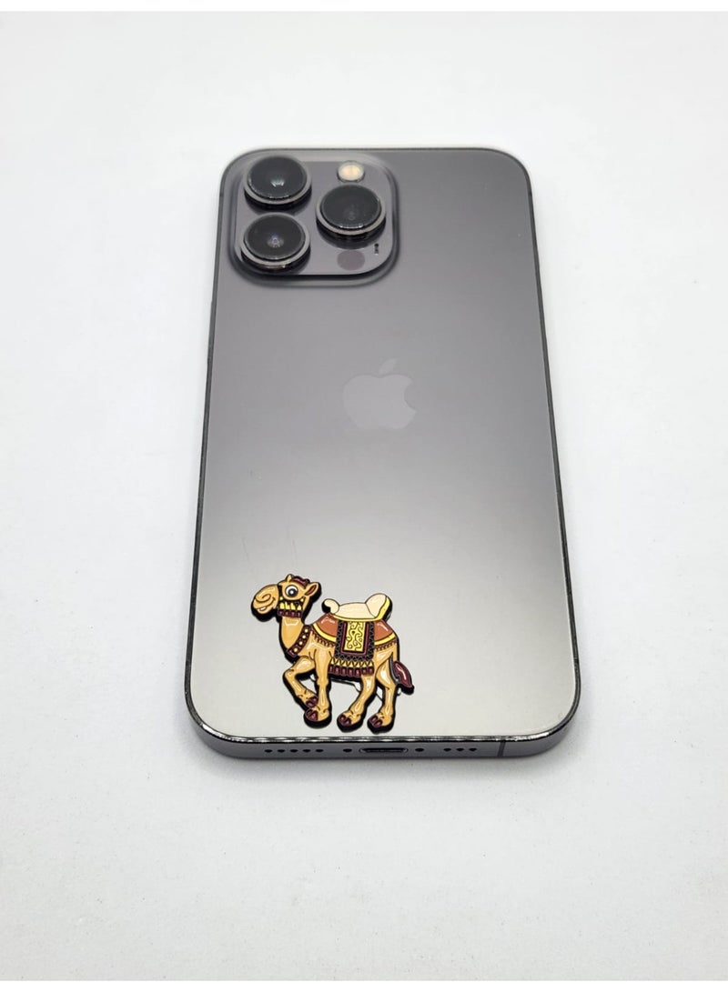 Kipfy This is a camel-shaped tourist souvenir, likely a sticker - Image 3